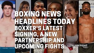 Boxxer's latest signing, a new partnership and upcoming fights