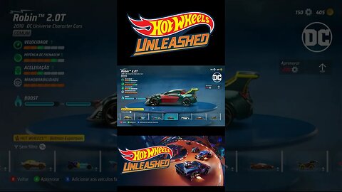 HOT WHEELS UNLEASHED-ROBIN 2 0T 2018 DC UNIVERRSE CHARACTERS CARS