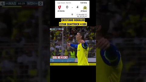 Christiano Ronaldo Goals in Al Nassr Vs Al Wehda #shorts