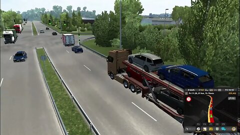 Moving Cars to the Showroom in Euro Truck Simulator