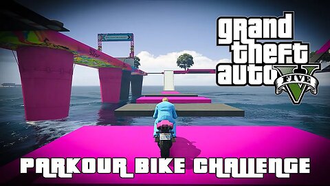 GTA 5 - Bati Parkour Bike Challenge Track | Grand Theft Auto V - PC Gameplay