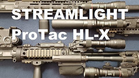 SHOW AND TELL 170: STREAMLIGHT PROTAC HL-X RAIL MOUNT LIGHT and PROGRAMMABLE SWITCH, 1000 lumens