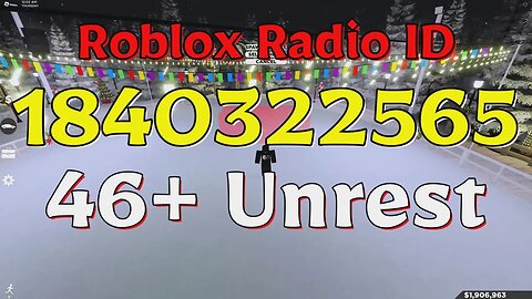 Unrest Roblox Radio Codes/IDs