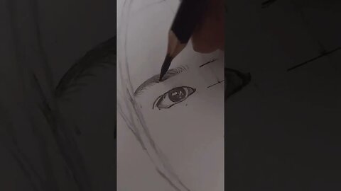 Drawing a human face with a pencil #shorts