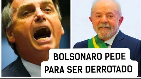 Ex presidente Bolsonaro pede para ser derrotado por Lula pela quarta vez