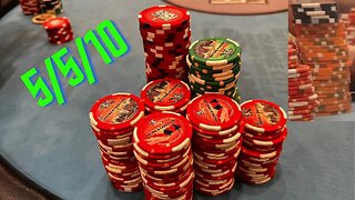 Massive 5/5/10 Game - Opponents Have 20K Stacks - Kyle Fischl Poker Vlog Ep 124