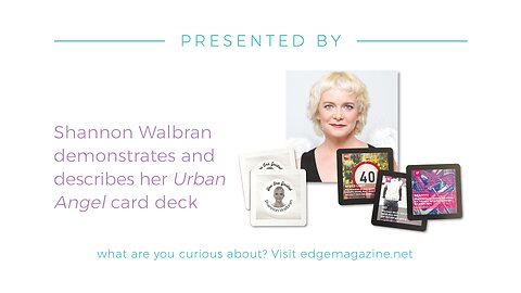 Shannon Walbran describes how she created Urban Angel cards