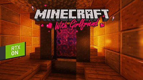 Building the Nether Portal Room | Minecraft with Girlfriend • Day 45