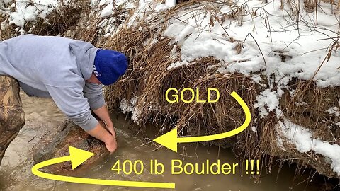BIG boulders / BIG GOLD #grassrootsmining