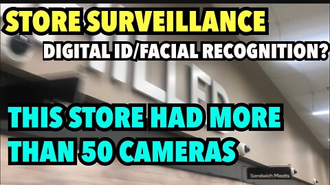 WOOLWORTHS CAMERAS | We counted more than 50 in this store | But we can’t film them