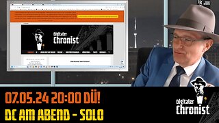 Aufzeichnung vom 07.05.24 20:00 DÜ! DC am Abend - Solo