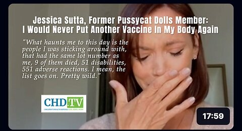Jessica Sutta, WAKES UP! Former Pussycat Dolls Member: I Will Never Put Another Vaccine In My Body Again