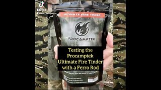 Testing the Procamptek Ultimate Fire Tinder