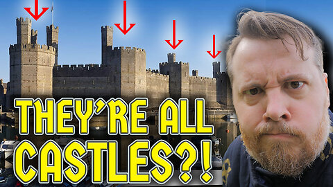 Each tower is a castle?!? Why Caernarfon castle is a MONSTER!