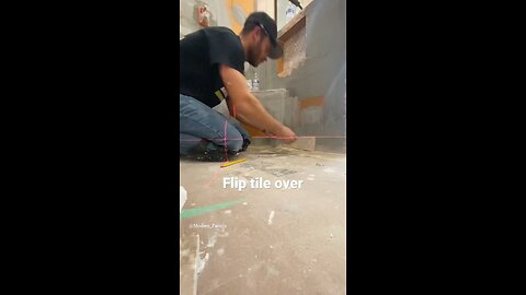 How to scribe cut Tile the easy way