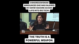 Congresswoman Announces She Was Injured By Covid Vaccine As She Lays Into Big Tech!