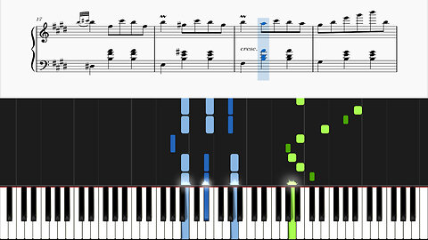 F. Schubert - 12 Grazer Waltzer, D. 924, Op. 91, No. 1 (Piano Tutorial)