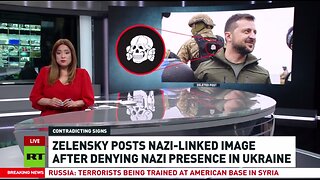 Zelensky posts Nazi-linked image after denying Nazi presence in Ukraine