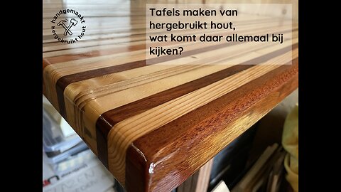 Een tafel maken van pallethout