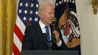 Biden says “more than half the women in my administration are women."