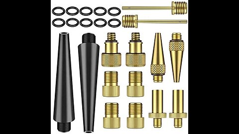 SAVITA 8pcs Ball Pump Needle Set Tire Pump Adapter for Inflatables Air Nozzle Pump Adapter Kit...