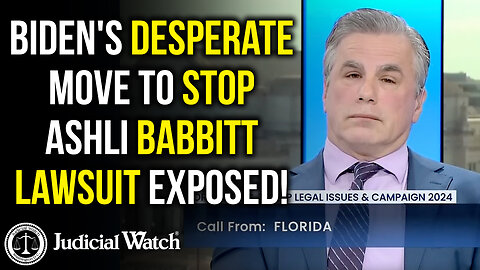 Biden's Desperate Move to STOP Ashli Babbitt Lawsuit EXPOSED!