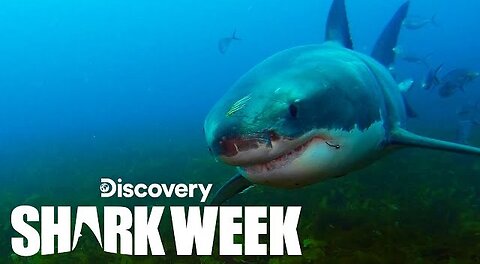Underwater Encounter With a Massive Great White Shark Shark Week