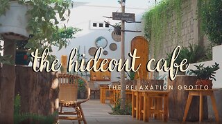 The Hideout Cafe | Outdoor Cafe Ambience | Studying, Relaxing, Nature Sounds, & Wind Chimes