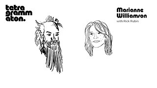 Marianne Williamson and Rick Rubin