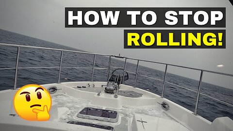 Do boat STABILIZERS actually work? Here's our test WITH & WITHOUT them to find out! [MV FREEDOM]