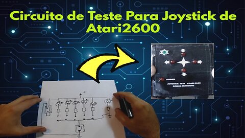Circuito de Teste Para Joystick de Atari2600