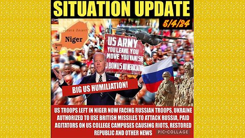 SITUATION UPDATE 5/4/24 - Russia Strikes Nato Meeting, Palestine Protests, Gcr/Judy Byington Update