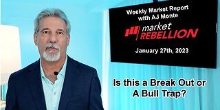 Is this a BREAK OUT or BULL TRAP?? Weekly Market Report with AJ Monte CMT 012723