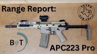 Range Report: B&T APC223 Pro (Pistol Version)