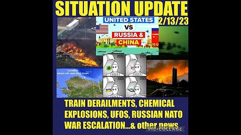 SITUATION UPDATE - CONTROLLED CHEMICAL EXPLOSION FROM RECENT OHIO TRAIN DERAILMENT RELEASES TOXIC...