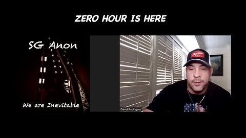 DAVID NINO RODRIGUEZ W/ SGANON. ZERO HOUR IS UPON US. ARE YOU READY?