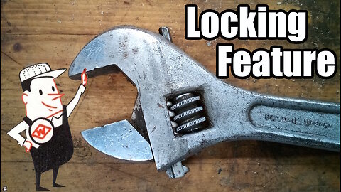 Vintage Williams 'Locking' Adjustable Wrench