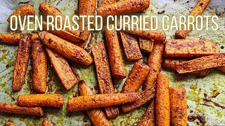 Oven Roasted Curried Carrots | The Perfect Side Dish | How to make Recipe | Jordinner