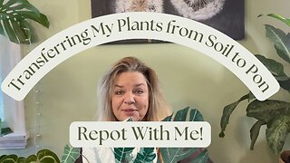 Transferring 6 Plants from Soil to Pon - Repot With Me!