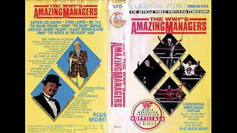 WWF Coliseum Video - The WWF's Amazing Managers - 1985 **VHS VERSION**
