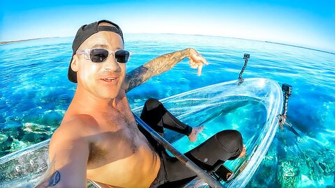 I Survived 36 Hours In A Transparent Kayak