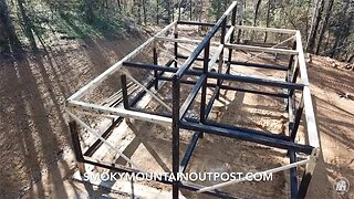 S2 EP20 | WOODWORK | TIMBER FRAMING BASICS | COMPLETING POST BEAMS ON CABIN IN THE SMOKY MOUNTAINS