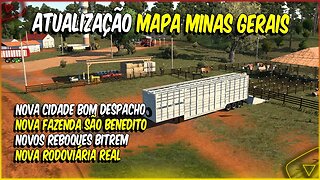 MAPA MINAS GERAIS ATUALIZAÇÃO 1.4 - NOVA CIDADE E NOVA FAZENDA ASSISTA ATÉ O FINAL