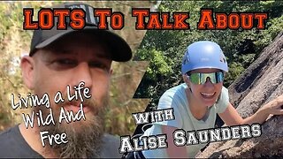 LOTS to Talk About with Alise Saunders #interview #podcast #live #Nomad #airbnb #travel