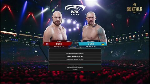 Tyson Fury vs Oleksandr Usyk (Undisputed Simulation)