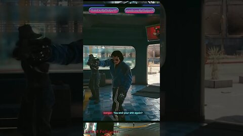 When V's persuasion and intimidation both roll nat 20's - Cyberpunk 2077