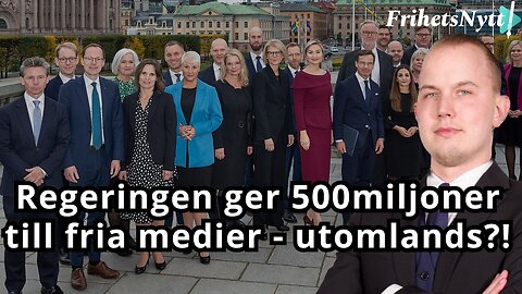 Regeringen spenderar 500 miljoner på andra fria medier utomlands