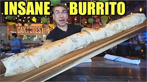"NOBODY CAN EAT THAT!" HOUSTONS BIGGEST BURRITO CHALLENGE | Undefeated Burrito Challenge