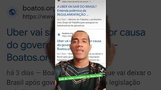 UBER SAÍ DO BRASIL