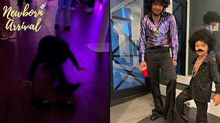 G Herbo's Son Yosohn Steals The Show At Taina's Grandmother's 70's Themed Party! 🕺🏾